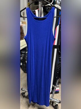 Sleeveless Royal Blue Tank Dress